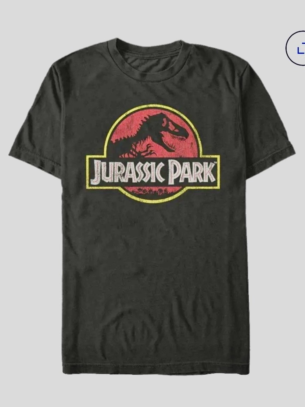 Jurassic Park Black Graphic Tee
